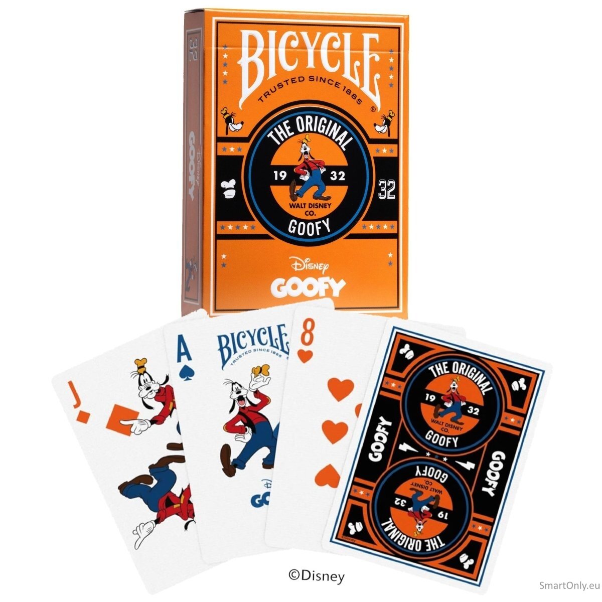 Disney Classic Goofy žaidimo kortos Bicycle 2 Disney Classic Goofy žaidimo kortos Bicycle 2