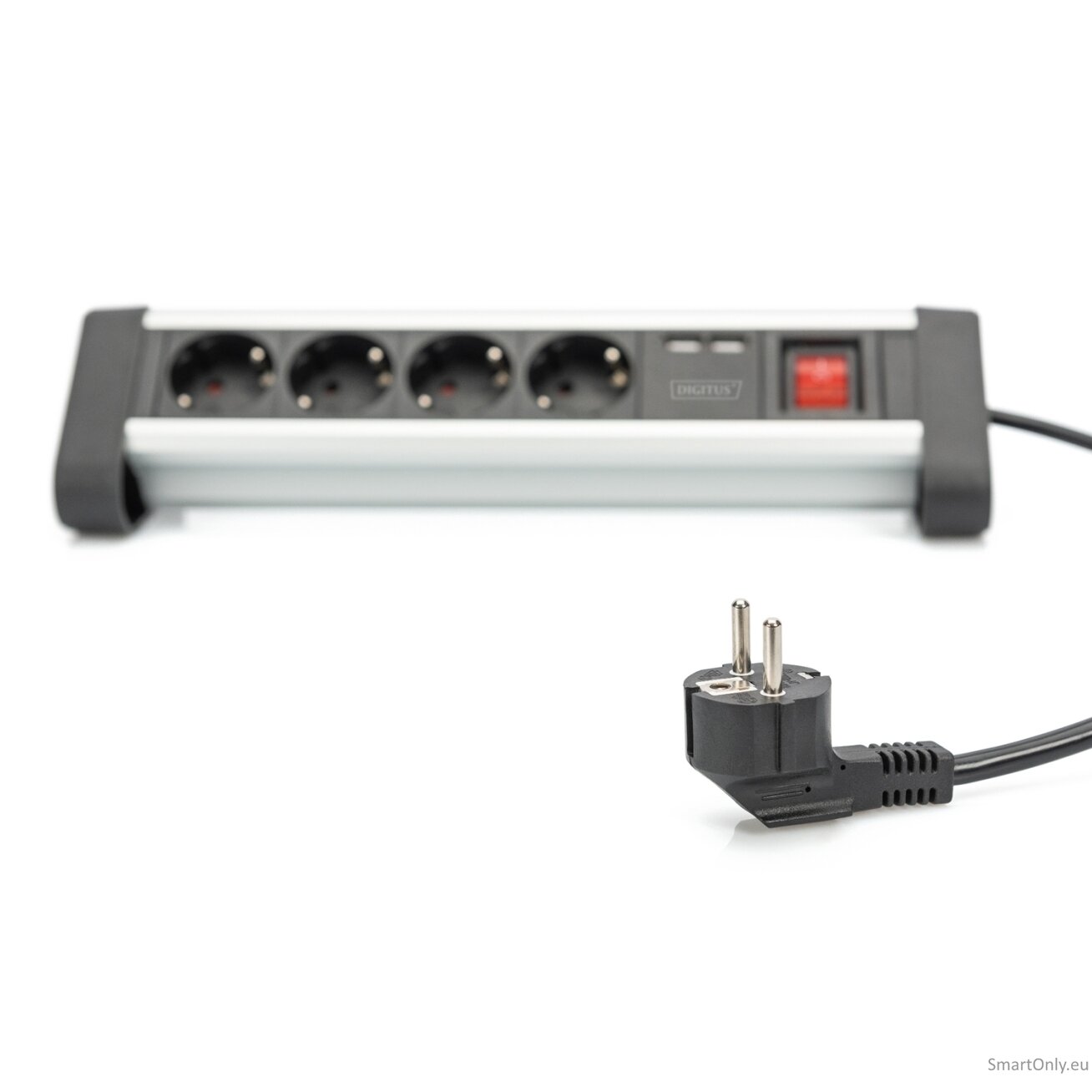 Digitus | Office Power Strip | DA-70614 | Silver/Black 2 Digitus | Office Power Strip | DA-70614 | Silver/Black 2