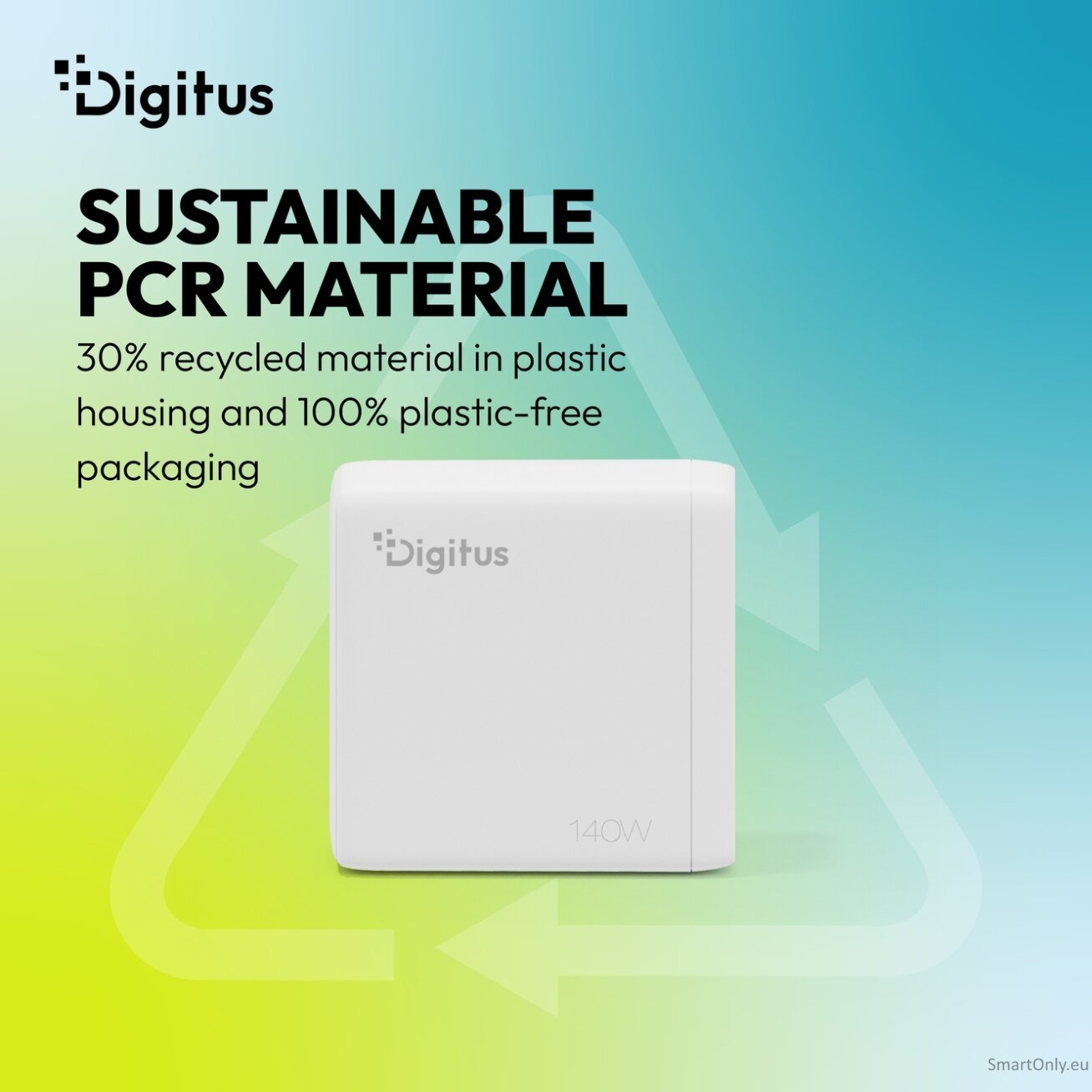 Digitus | USB GaN Charger 140W, 3x USB-C, 1x USB-A | DA-10305 5 Digitus | USB GaN Charger 140W, 3x USB-C, 1x USB-A | DA-10305 5