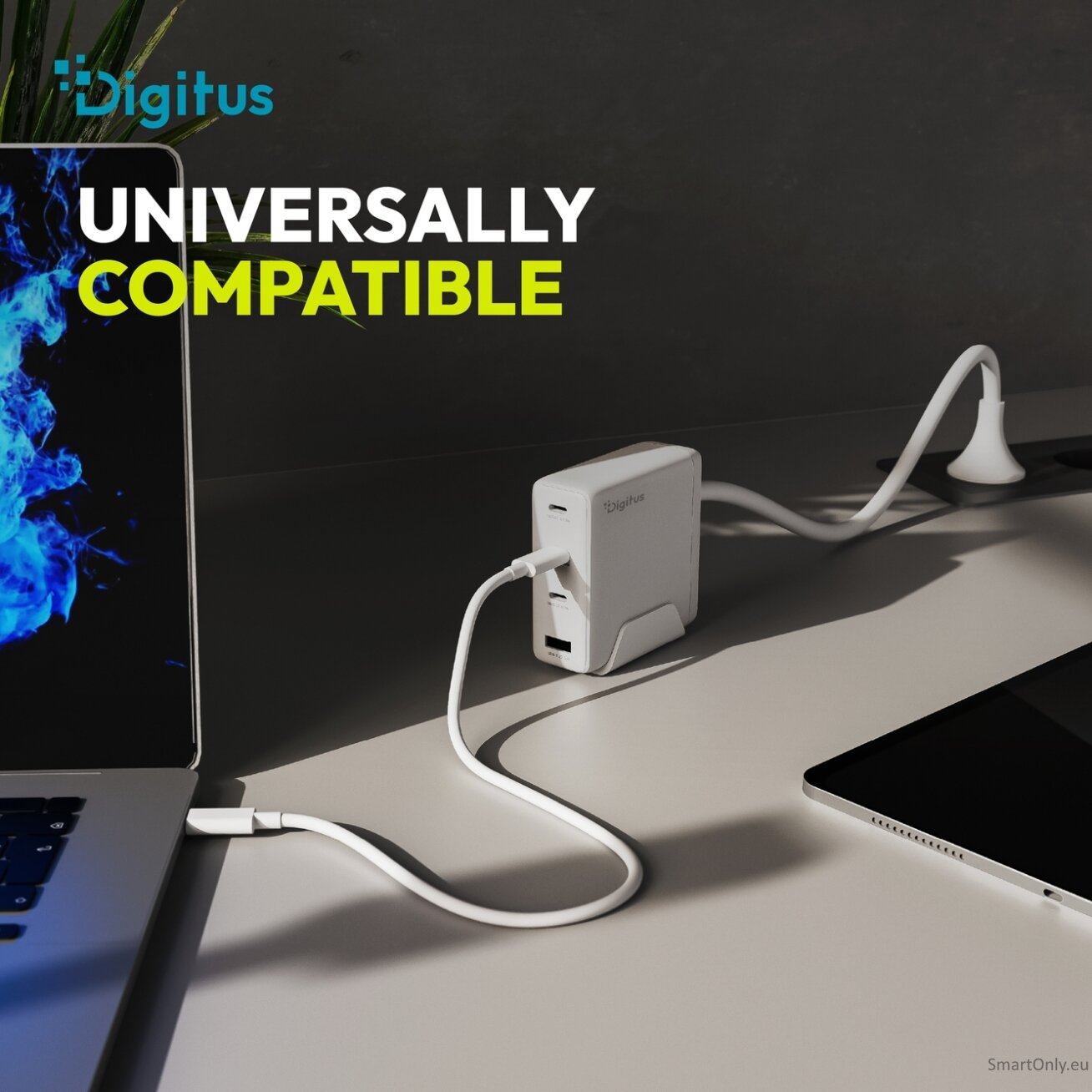 Digitus | USB GaN Charger 140W, 3x USB-C, 1x USB-A | DA-10305 7 Digitus | USB GaN Charger 140W, 3x USB-C, 1x USB-A | DA-10305 7