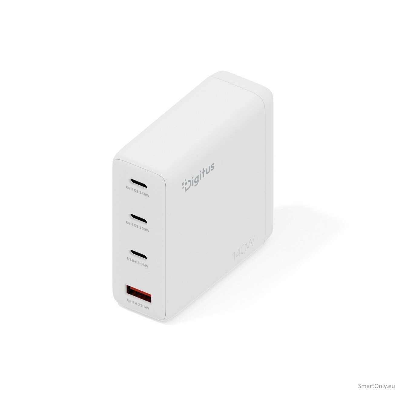 Digitus | USB GaN Charger 140W, 3x USB-C, 1x USB-A | DA-10305 Digitus | USB GaN Charger 140W, 3x USB-C, 1x USB-A | DA-10305