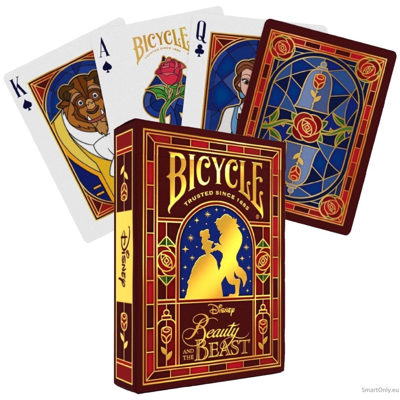 Disney Beauty and the Beast žaidimo kortos Bicycle Disney Beauty and the Beast žaidimo kortos Bicycle