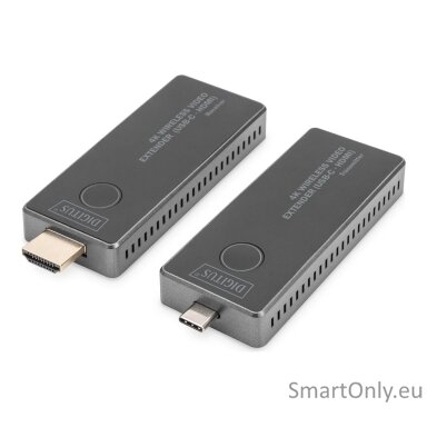 Digitus | 4K Wireless Video Extender, 30 m (USB-C - HDMI) | DS-55324 | Black/Silver