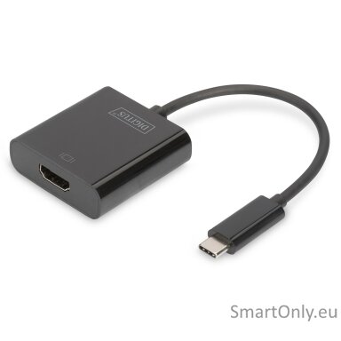Digitus | USB Type-C to HDMI Adapter | DA-70852 | Black | USB Type-C | 0.15 m Digitus | USB Type-C to HDMI Adapter | DA-70852 | Black | USB Type-C | 0.15 m