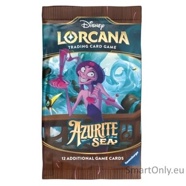 Disney Lorcana Azurite Sea Booster kortų papildymas (12 kortų) (anglų k.) Disney Lorcana Azurite Sea Booster kortų papildymas (12 kortų) (anglų k.)
