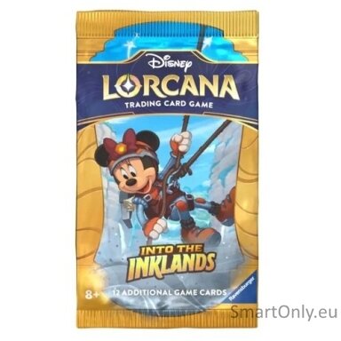 Disney Lorcana Into the Inklands Booster kortų papildymas (12 kortų) (anglų k.)