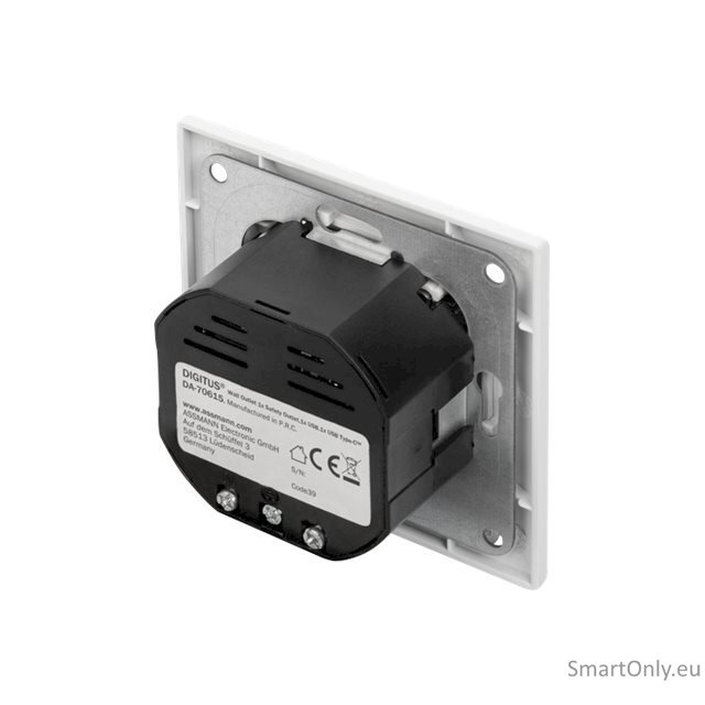 DIGITUS Safety Plug for Flush Mounting with 1 x USB Type-C, 1 x USB A Digitus 2 DIGITUS Safety Plug for Flush Mounting with 1 x USB Type-C, 1 x USB A Digitus 2