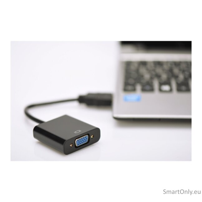 Digitus | HDMI to VGA converter adapter | DA-70461 | Black 5 Digitus | HDMI to VGA converter adapter | DA-70461 | Black 5