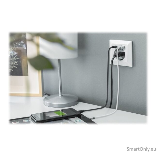 DIGITUS Safety Plug for Flush Mounting with 1 x USB Type-C, 1 x USB A Digitus 4