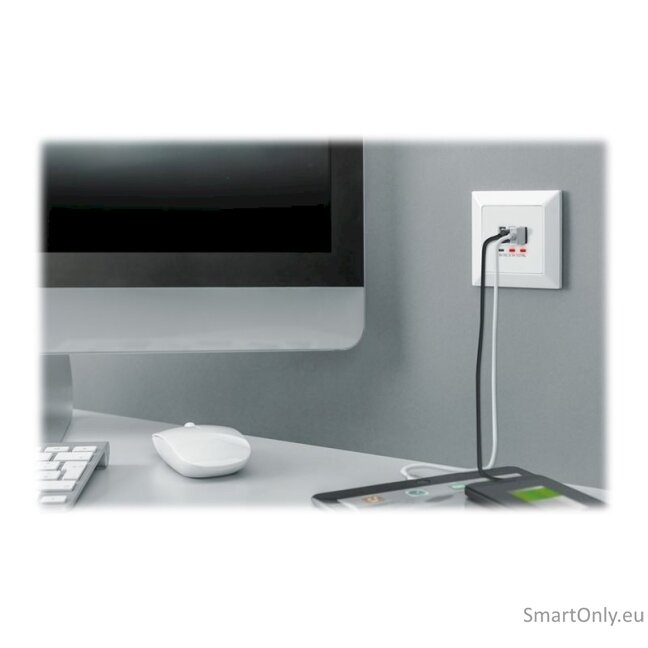 DIGITUS Socket with USB A & USB-C Ports, flush mounted Digitus 4