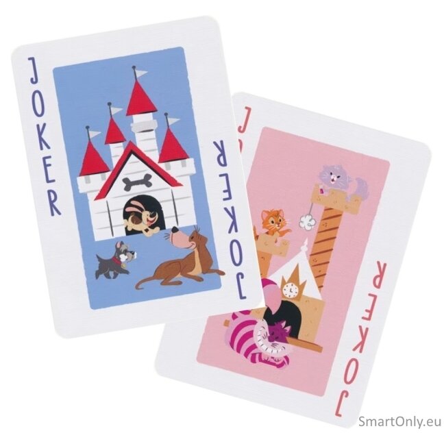 Disney Cats and Dogs žaidimo kortos Bicycle 4 Disney Cats and Dogs žaidimo kortos Bicycle 4