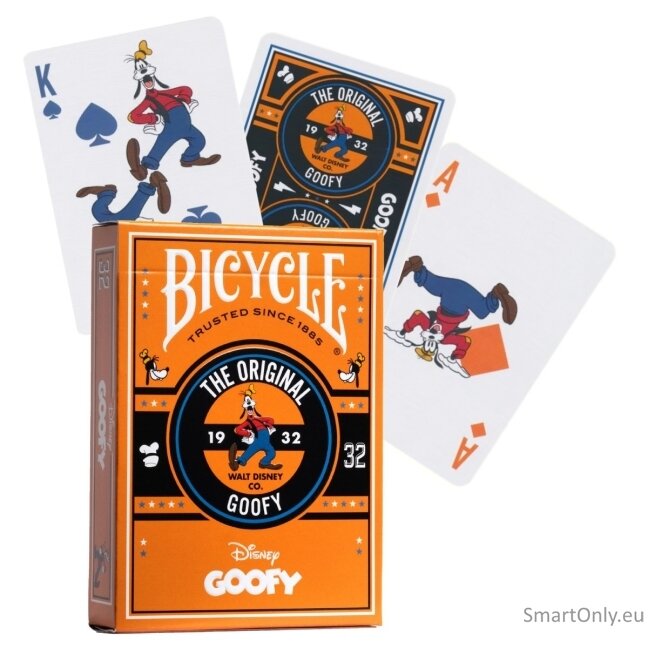 Disney Classic Goofy žaidimo kortos Bicycle Disney Classic Goofy žaidimo kortos Bicycle