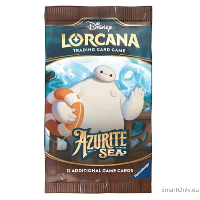 Disney Lorcana Azurite Sea Booster kortų papildymas (12 kortų) (anglų k.) 1 Disney Lorcana Azurite Sea Booster kortų papildymas (12 kortų) (anglų k.) 1