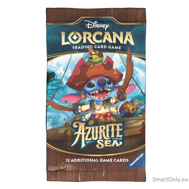 Disney Lorcana Azurite Sea Booster kortų papildymas (12 kortų) (anglų k.) 2 Disney Lorcana Azurite Sea Booster kortų papildymas (12 kortų) (anglų k.) 2