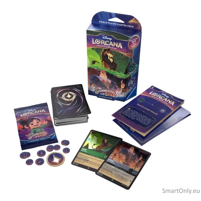 Disney Lorcana: The First Chapter - Scar Kronk pradedančiųjų rinkinys (60 kortų) (anglų k.) 1 Disney Lorcana: The First Chapter - Scar Kronk pradedančiųjų rinkinys (60 kortų) (anglų k.) 1