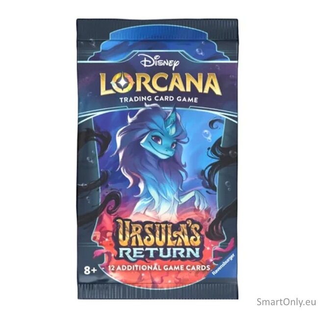 Disney Lorcana Ursula's Return Booster kortų papildymas (12 kortų) (anglų k.) 1 Disney Lorcana Ursula's Return Booster kortų papildymas (12 kortų) (anglų k.) 1