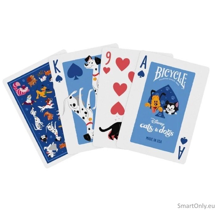 Disney Cats and Dogs žaidimo kortos Bicycle 1