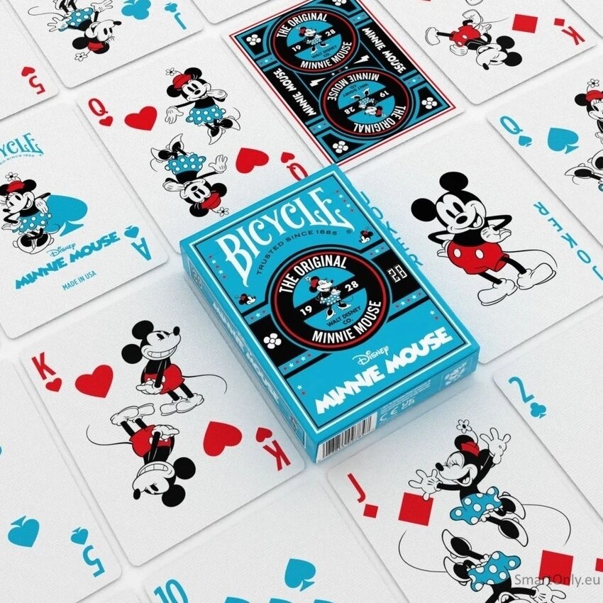 Disney Classic Mickey and Friends 6 kortų kaladžių rinkinys Bicycle 3
