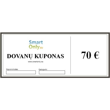 Dovanų kuponas 70 €