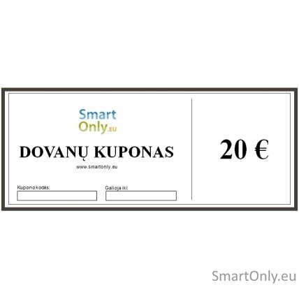 Dovanų kuponas 20 € Dovanų kuponas 20 €