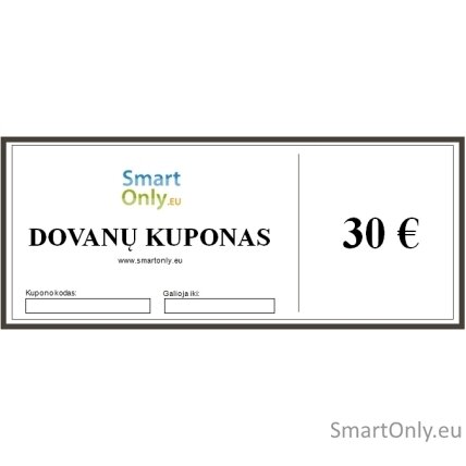 Dovanų kuponas 30 € Dovanų kuponas 30 €