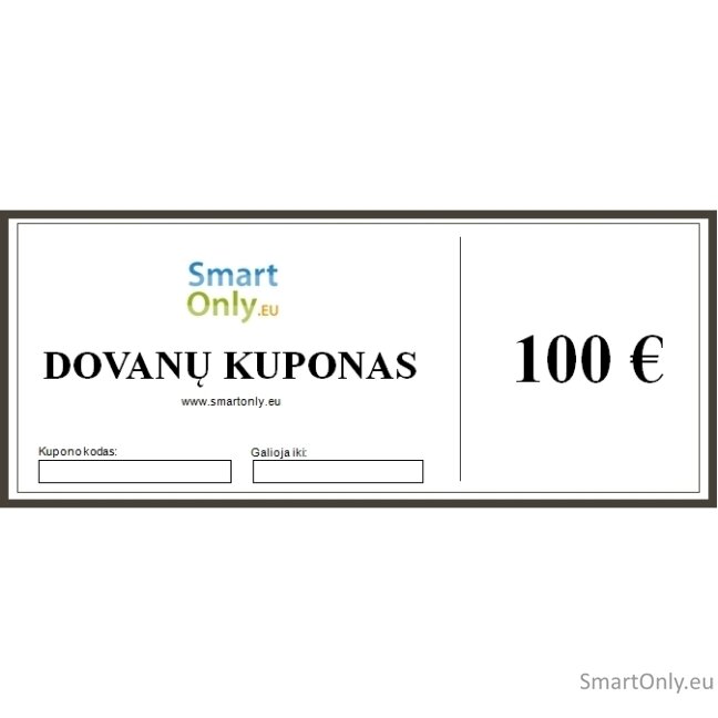 Dovanų kuponas 100 € Dovanų kuponas 100 €
