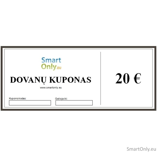 Dovanų kuponas 20 € Dovanų kuponas 20 €