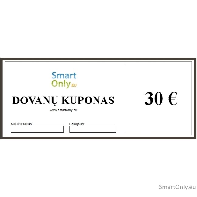 Dovanų kuponas 30 € Dovanų kuponas 30 €