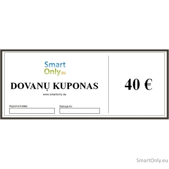 Dovanų kuponas 40 €