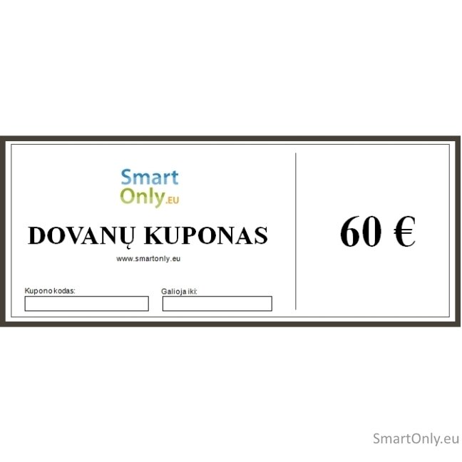 Dovanų kuponas 60 €