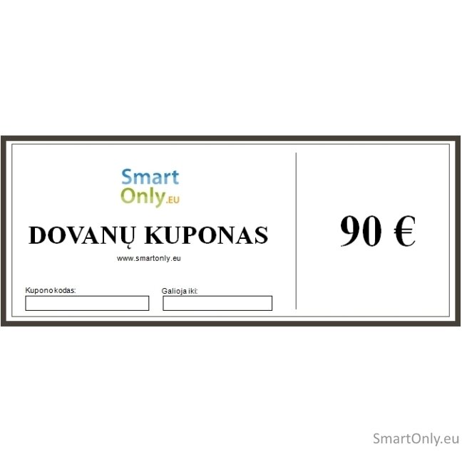 Dovanų kuponas 90 € Dovanų kuponas 90 €