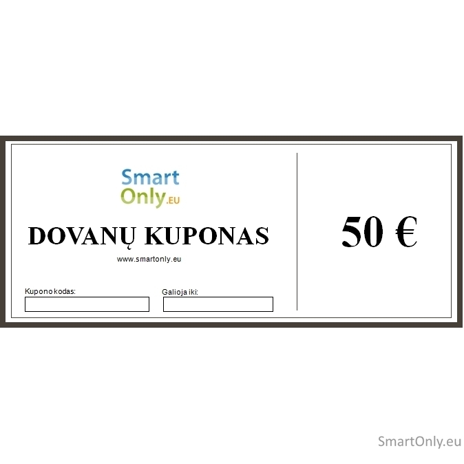 Dovanų kuponas 50 € Dovanų kuponas 50 €