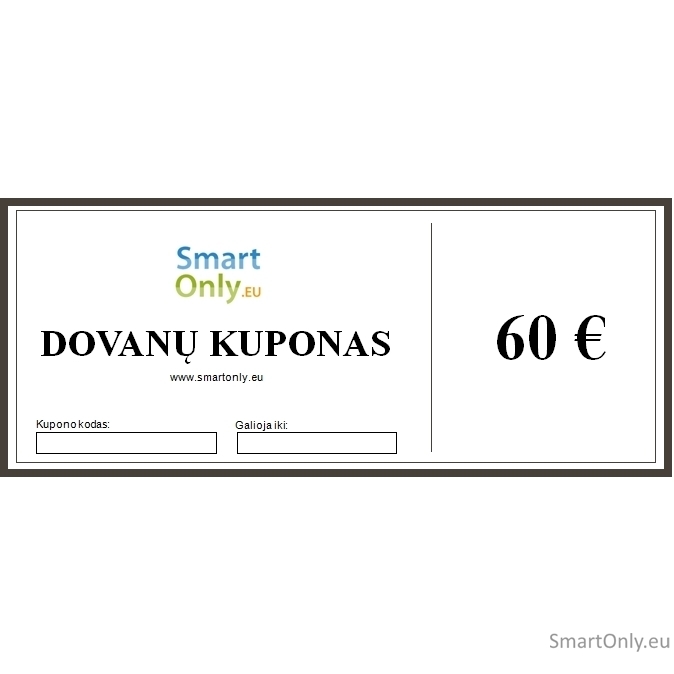 Dovanų kuponas 60 €