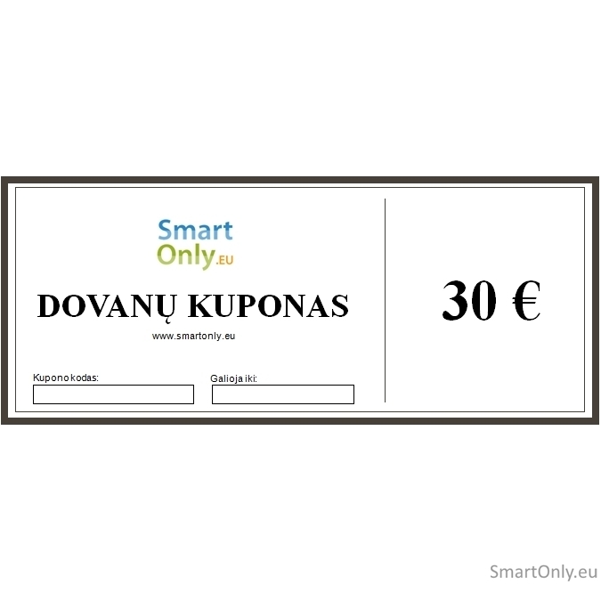Dovanų kuponas 30 € Dovanų kuponas 30 €