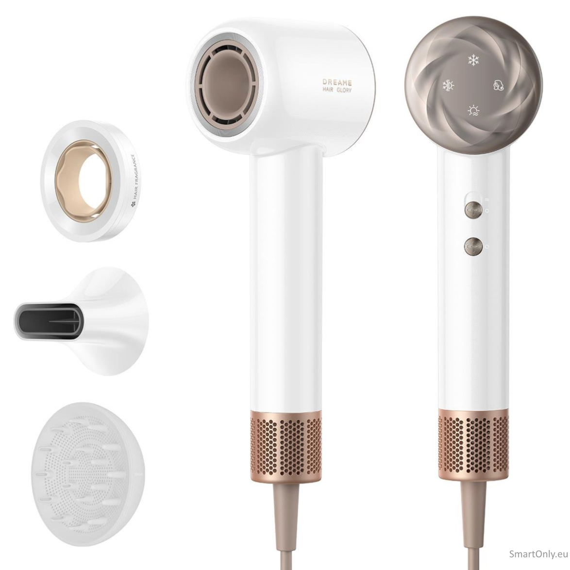 Dreame Hair Dryer Glory Mix AHD18 1600W Number of temperature settings 4 EU Plug Dreame Hair Dryer Glory Mix AHD18 1600W Number of temperature settings 4 EU Plug