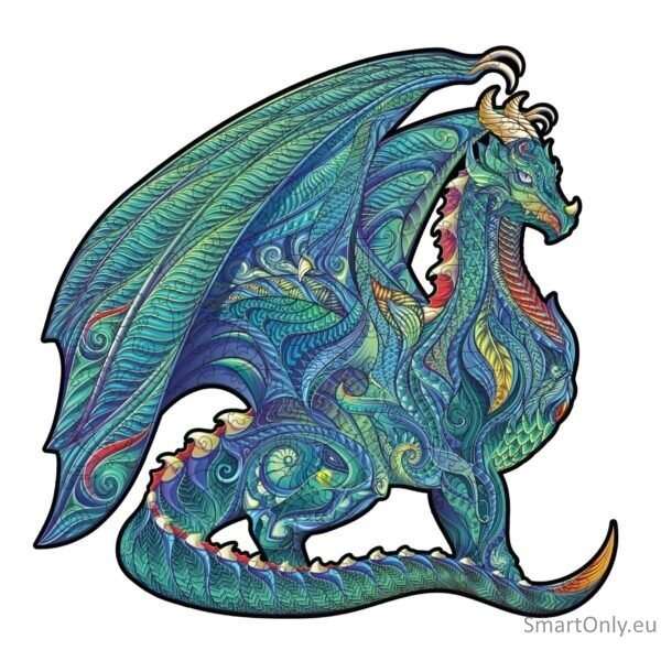 Dragon Dėlionė Iš Medžio L Dydis (300 detalių) Fantasy Puzzles 2
