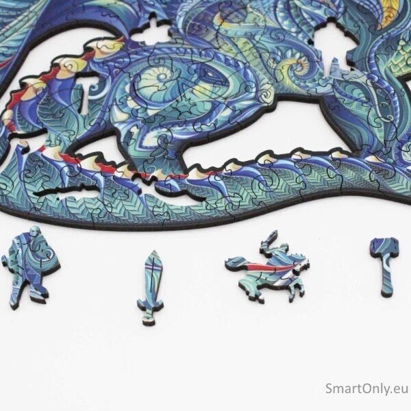 Dragon Dėlionė Iš Medžio M Dydis (150 detalių) Fantasy Puzzles 6 Dragon Dėlionė Iš Medžio M Dydis (150 detalių) Fantasy Puzzles 6