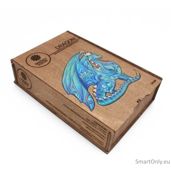 Dragon Dėlionė Iš Medžio M Dydis (150 detalių) Fantasy Puzzles 7