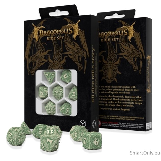 Dracopolis Dice Set - The Andean Longneck Q WORKSHOP Dracopolis Dice Set - The Andean Longneck Q WORKSHOP