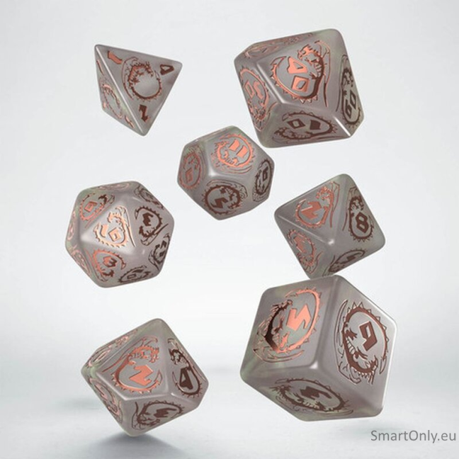 Dragons Rpg Quartz kauliukų rinkinys 1 Dragons Rpg Quartz kauliukų rinkinys 1