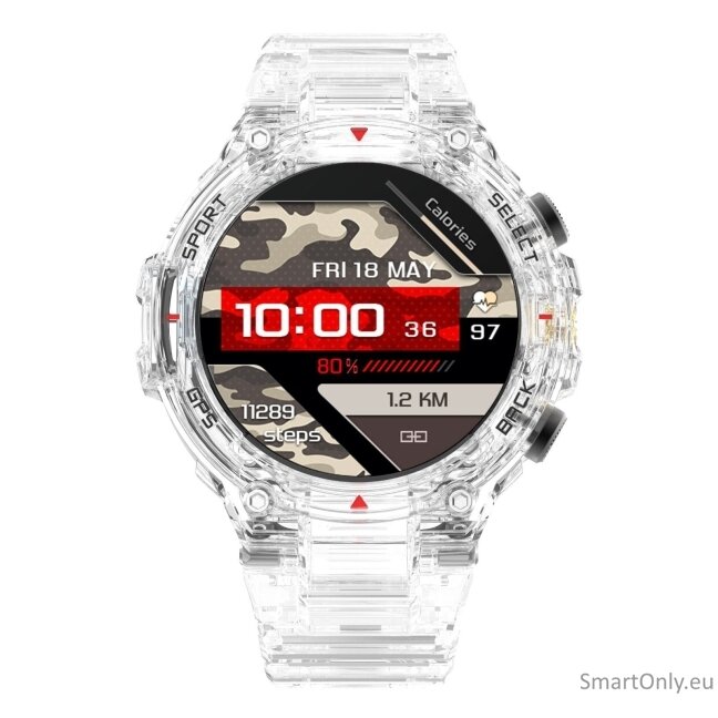 DT NO.1 DT5 Sport Smart Watch Transparent 2