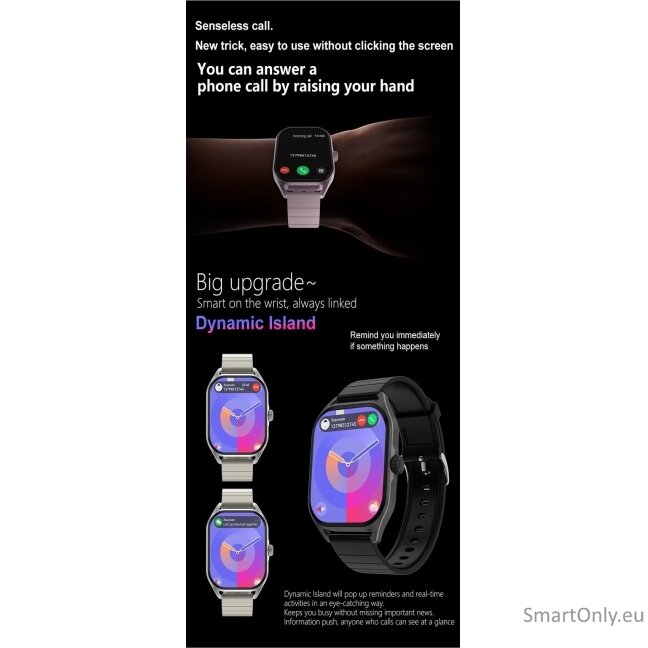 DT NO.1 DT99 Amoled Smart Watch Grey 6