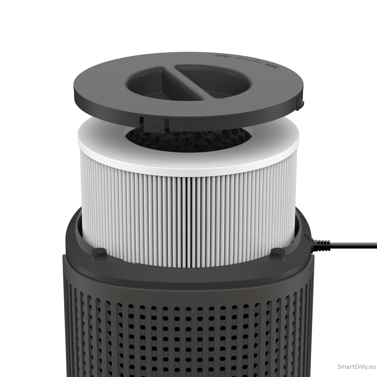 Duux Smart Air Purifier | Bright 2 | 4-22 W | Suitable for rooms up to 42 m² | Black 3