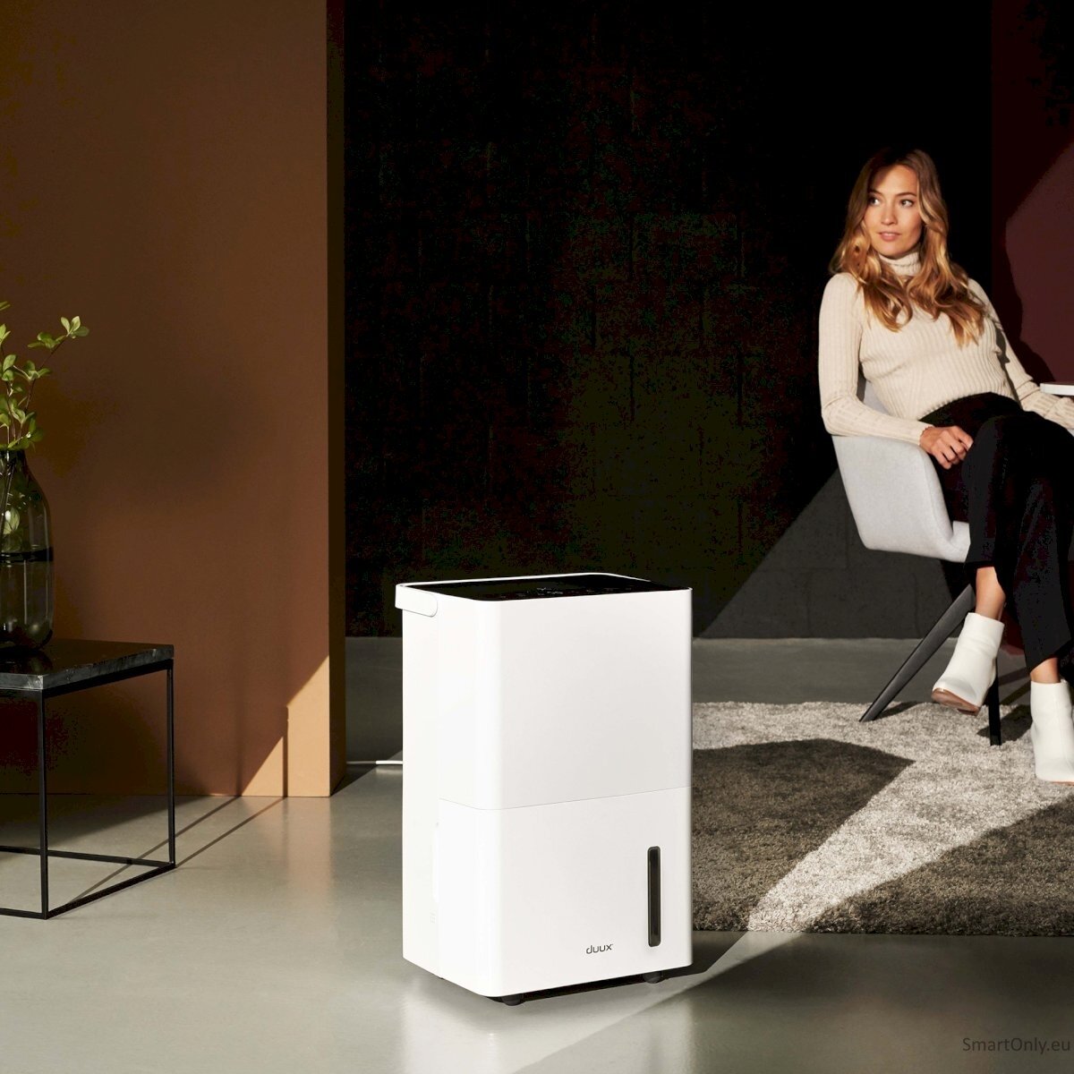 Duux Smart Dehumidifier | Bora | Suitable for rooms up to 50 m² | Water tank capacity 4 L | White 7 Duux Smart Dehumidifier | Bora | Suitable for rooms up to 50 m² | Water tank capacity 4 L | White 7