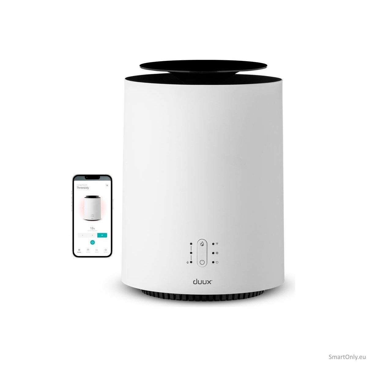 Duux | Threesixty Smart Fan + Heater Gen2 | 1800 W | Suitable for rooms up to 30 m² | White | N/A 7 Duux | Threesixty Smart Fan + Heater Gen2 | 1800 W | Suitable for rooms up to 30 m² | White | N/A 7