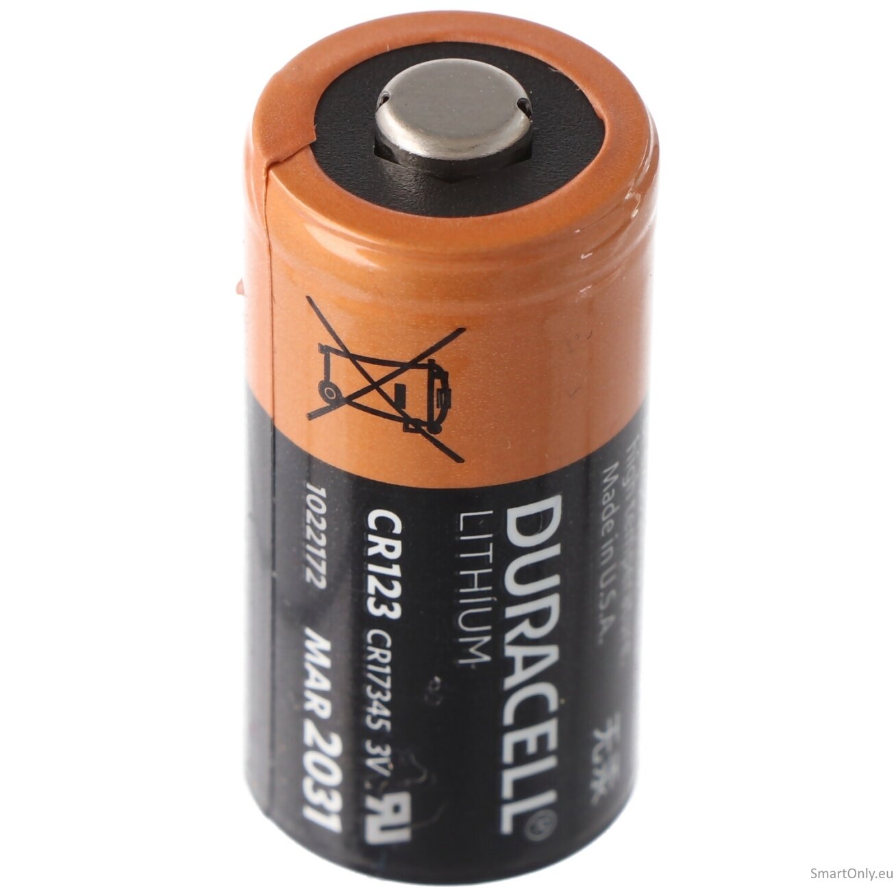 Duracell CR123 ličio baterijos 20 vnt. 1 Duracell CR123 ličio baterijos 20 vnt. 1
