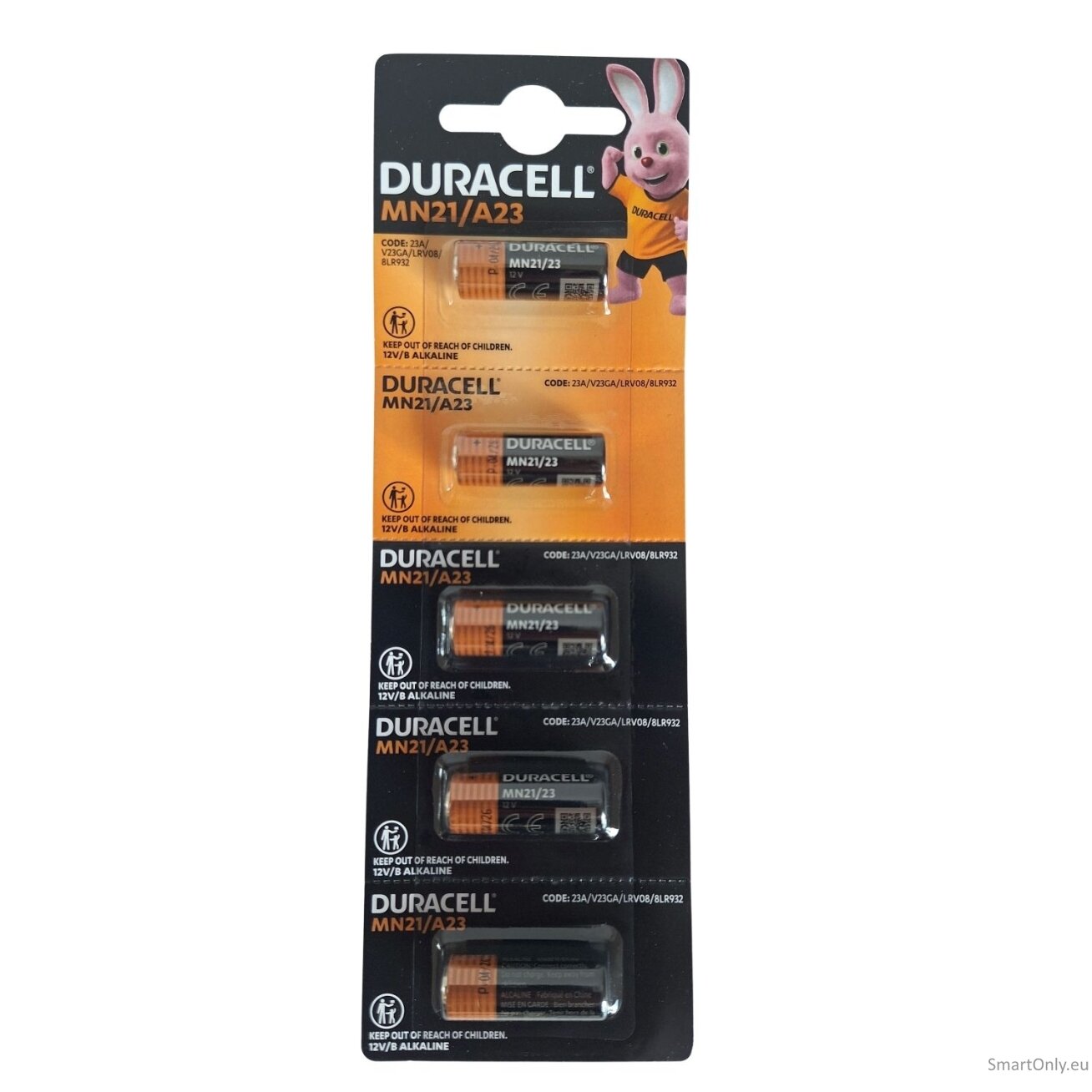 Duracell MN21 23A šarminės baterijos 5 vnt. 1
