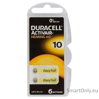Duracell 10 - Activair DO.APA.SLU. hearing batteries 1 pcs