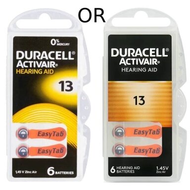 Duracell 13 - Activair DO.APA.SLU batteries 1 pcs