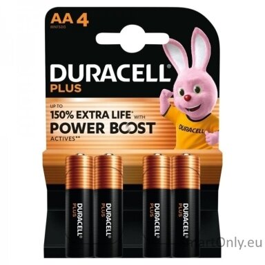Duracell AA Plus Power Boost batteries 4 pcs